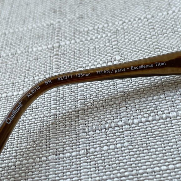 Charmant Women Eyeglasses Line Art Excellence Titan Half Rim Glasses Made Japan - Picture 8 of 12